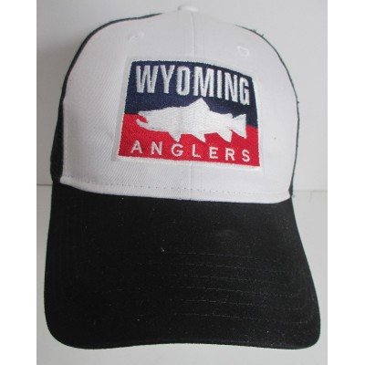 Wyoming Anglers Fly Fishing Snapback Trucker Hat Cap USA Embroidery New  eb-15549231